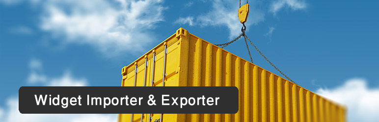 افزونه Widget Importer & Exporter