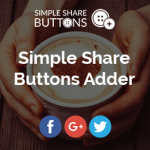 اضافه کردن دکمه های اشتراک با افزونه Simple Share Buttons Adder