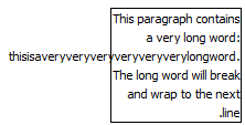 word-wrapping